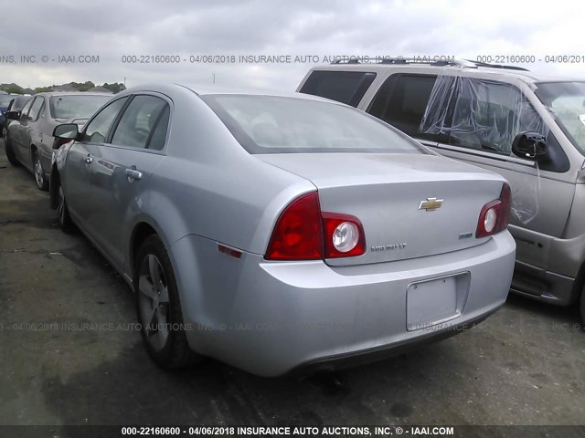 1G1ZC5EU0BF148679 - 2011 CHEVROLET MALIBU 1LT 银色 照片 3