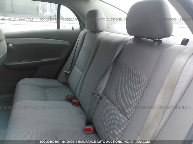1G1ZC5EU0BF148679 - 2011 CHEVROLET MALIBU 1LT 银色 照片 8