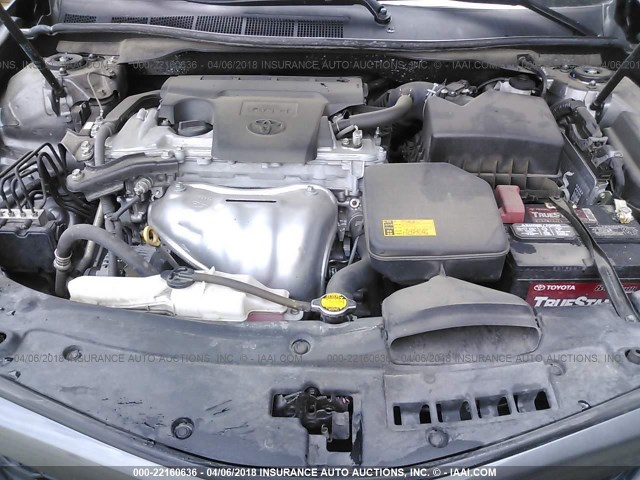 4T1BF1FK9EU351586 - 2014 TOYOTA CAMRY L/SE/LE/XLE ნაცრისფერი ფოტო 10