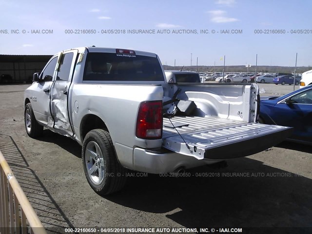 1C6RR7KT0FS717158 - 2015 RAM 1500 ST SILVER photo 3