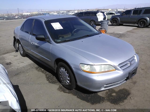 1HGCF86611A058928 - 2001 HONDA ACCORD VALUE SILVER photo 1