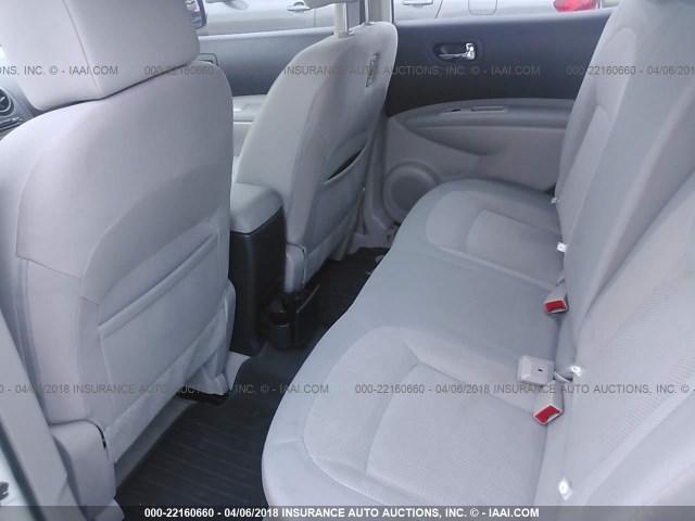 JN8AS5MT1BW161512 - 2011 NISSAN ROGUE S/SV/KROM WHITE photo 8