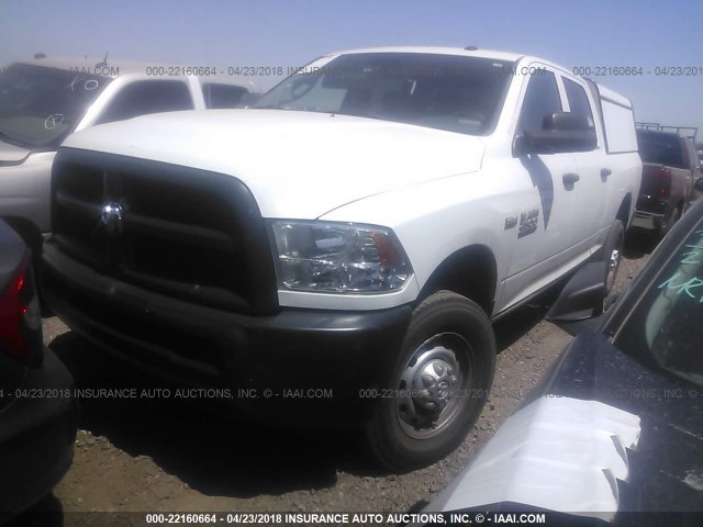 3C6TR5CT2DG587588 - 2013 RAM 2500 ST WHITE photo 2