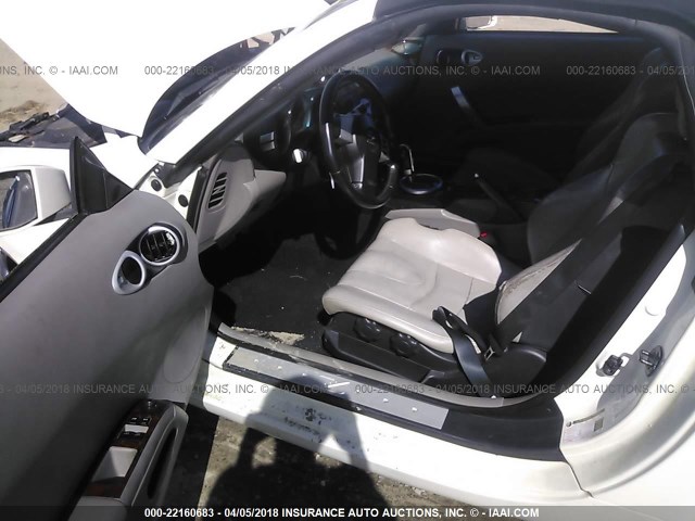 JN1AZ36A64M253269 - 2004 NISSAN 350Z ROADSTER WHITE photo 5