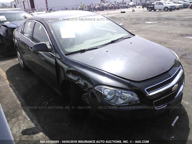 1G1ZB5E1XBF318569 - 2011 CHEVROLET MALIBU LS BLACK photo 1