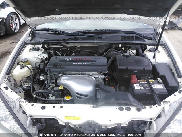 4T1BE32K35U546135 - 2005 TOYOTA CAMRY LE/XLE/SE თეთრი ფოტო 10