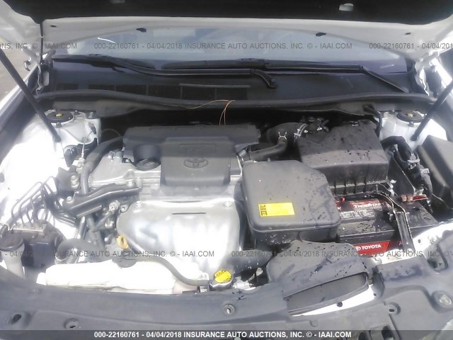 4T1BF1FK6EU391964 - 2014 TOYOTA CAMRY L/SE/LE/XLE 白色 照片 10