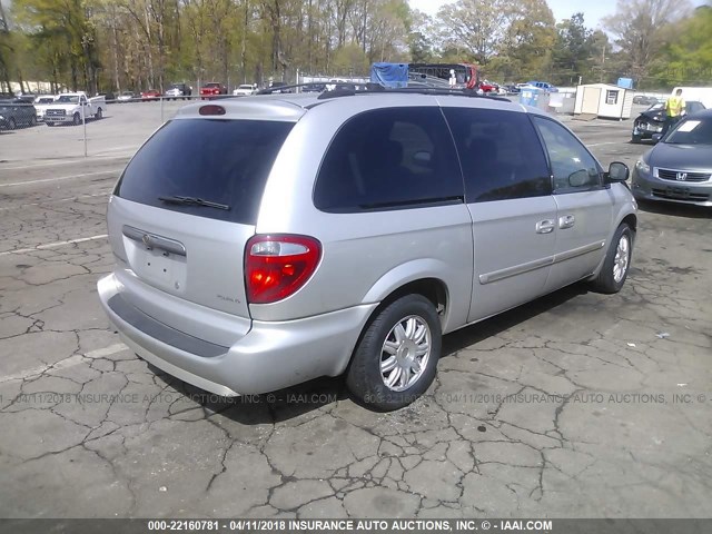 2A4GP54L27R184640 - 2007 CHRYSLER TOWN & COUNTRY TOURING SILVER photo 4