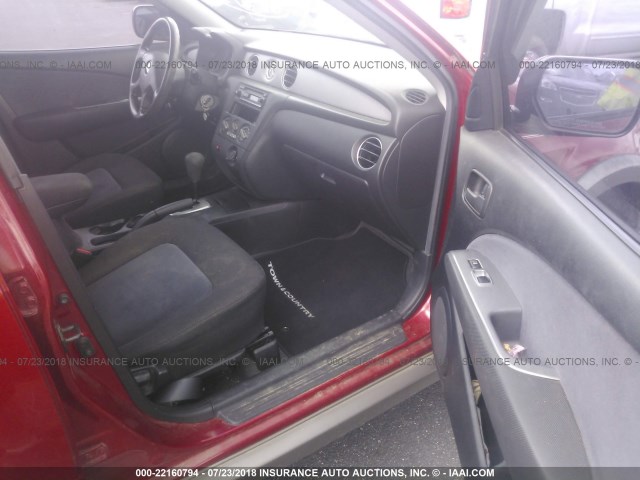 JA4LX31G43U036576 - 2003 MITSUBISHI OUTLANDER LS RED photo 5