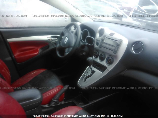 2T1KU40E19C043247 - 2009 TOYOTA COROLLA MATRIX  RED photo 5