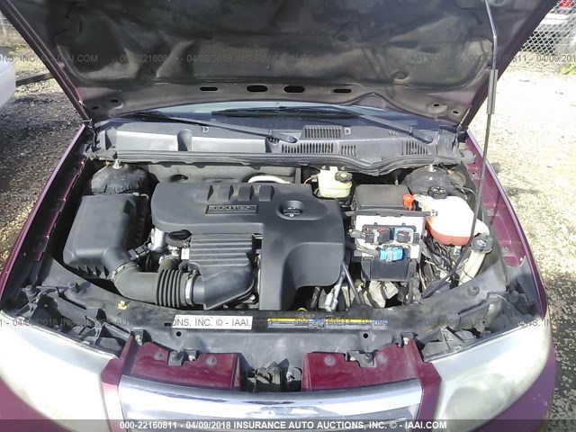 1G8AJ52F95Z127360 - 2005 SATURN ION LEVEL 2 Bordo foto 10
