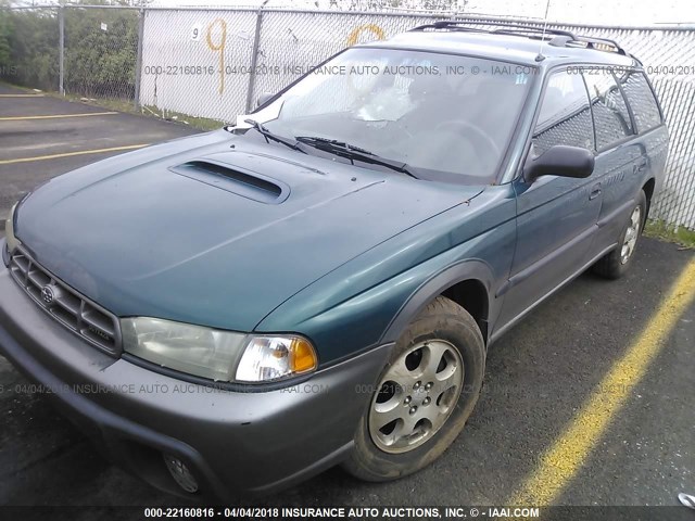 4S3BG6853X7605896 - 1999 SUBARU LEGACY OUTBACK/SSV/LIMITED/30TH GREEN photo 2