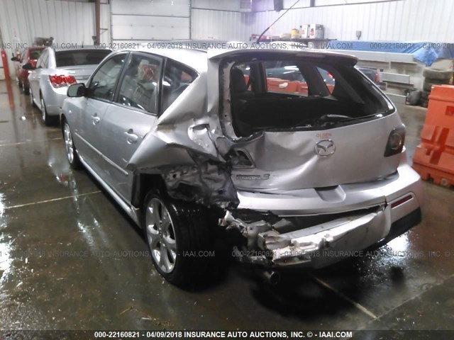 JM1BK143371720247 - 2007 MAZDA 3 HATCHBACK SILVER photo 6