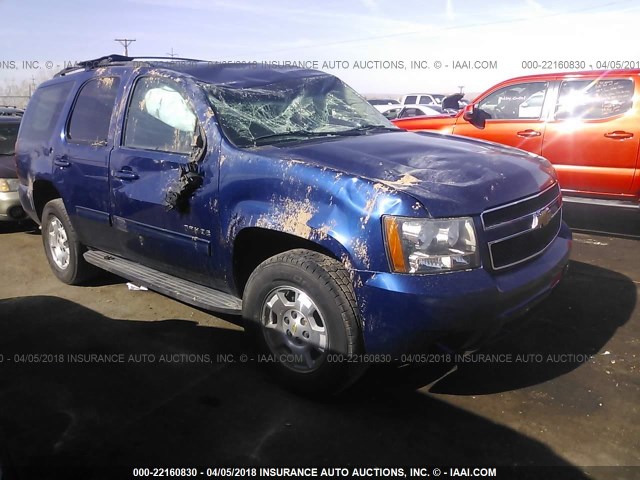 1GNSKAE07CR295820 - 2012 CHEVROLET TAHOE K1500 LS BLUE photo 1