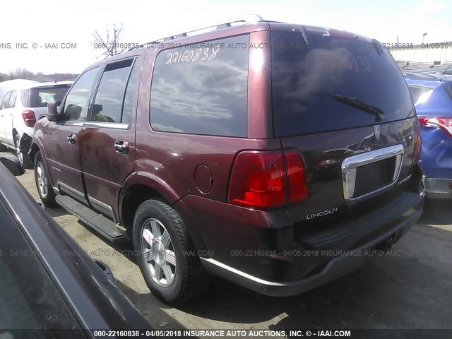 5LMFU28R63LJ05294 - 2003 LINCOLN NAVIGATOR BURGUNDY photo 3