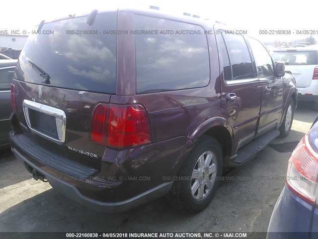 5LMFU28R63LJ05294 - 2003 LINCOLN NAVIGATOR BURGUNDY photo 4
