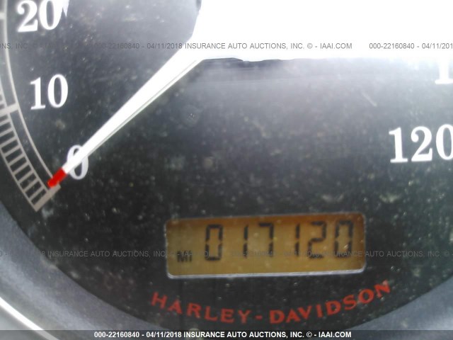 1HD1FRW125Y619875 - 2005 HARLEY-DAVIDSON FLHRCI BLACK photo 7
