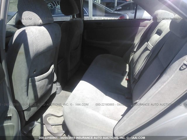 4T1BE30K64U861528 - 2004 TOYOTA CAMRY LE/XLE/SE 银色 照片 8