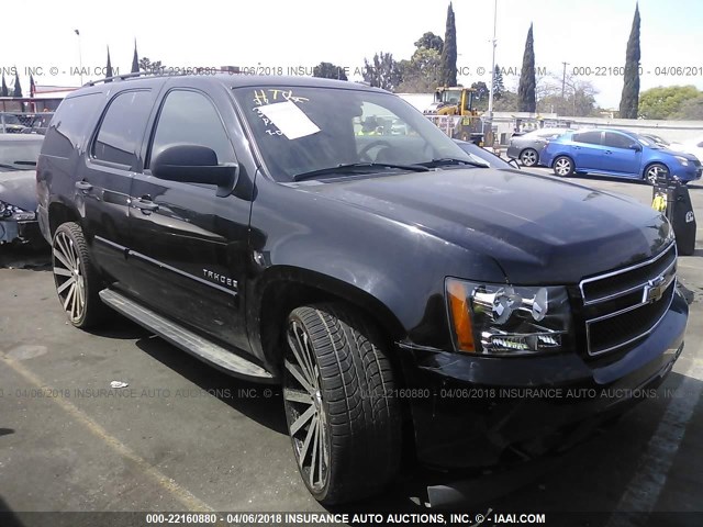 1GNFC13C27J372528 - 2007 CHEVROLET TAHOE C1500 BLACK photo 1