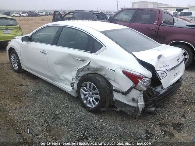 1N4AL3AP7GN345036 - 2016 NISSAN ALTIMA 2.5/S/SV/SL/SR WHITE photo 3