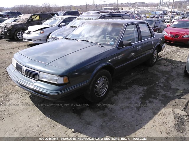 1G3AJ55M3T6306668 - 1996 OLDSMOBILE CIERA SL BLUE photo 2