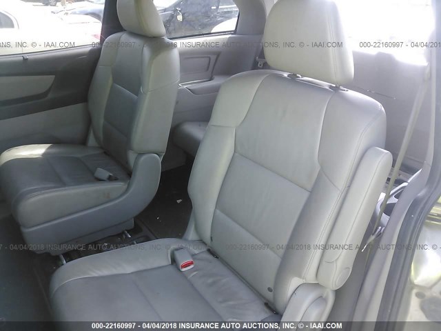 5FNRL5H62CB063790 - 2012 HONDA ODYSSEY EXL ვერცხლისფერი ფოტო 8