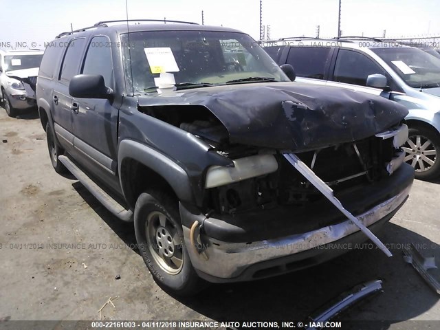 3GNEC16Z83G334776 - 2003 CHEVROLET SUBURBAN C1500 BLACK photo 1