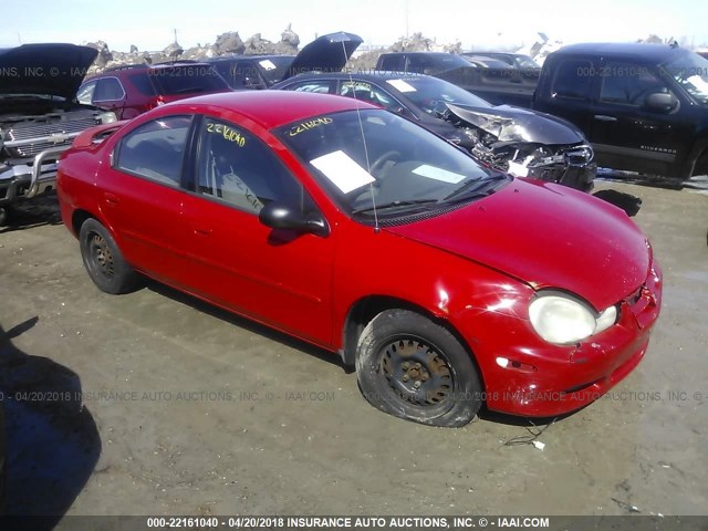 1B3AS46C32D595317 - 2002 DODGE NEON SE RED photo 1