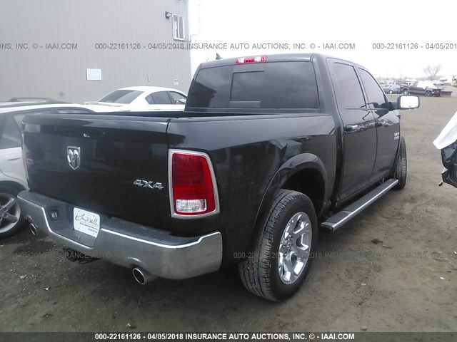 1C6RR7NT9HS774148 - 2017 RAM 1500 LARAMIE BLACK photo 4