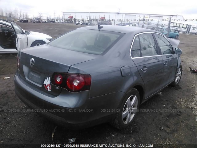 3VWRM71K28M099091 - 2008 VOLKSWAGEN JETTA SE/SEL GRAY photo 4