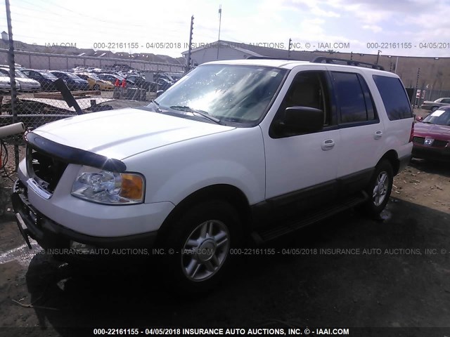 1FMPU16566LA06951 - 2006 FORD EXPEDITION XLT WHITE photo 2