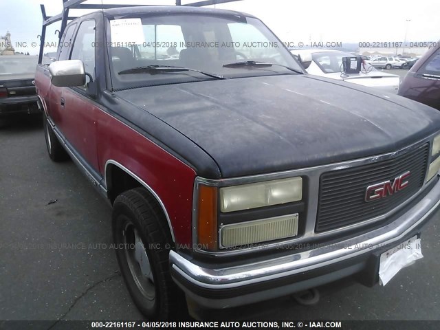 2GTEK19K0P1508543 - 1993 GMC SIERRA K1500 RED photo 1