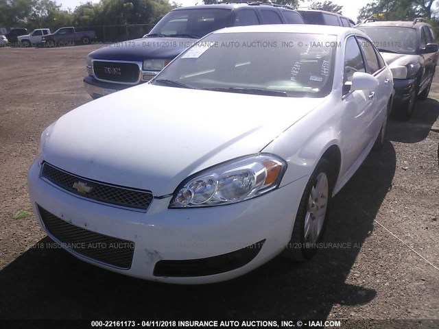 2G1WC5E35E1144598 - 2014 CHEVROLET IMPALA LIMITED LTZ WHITE photo 2