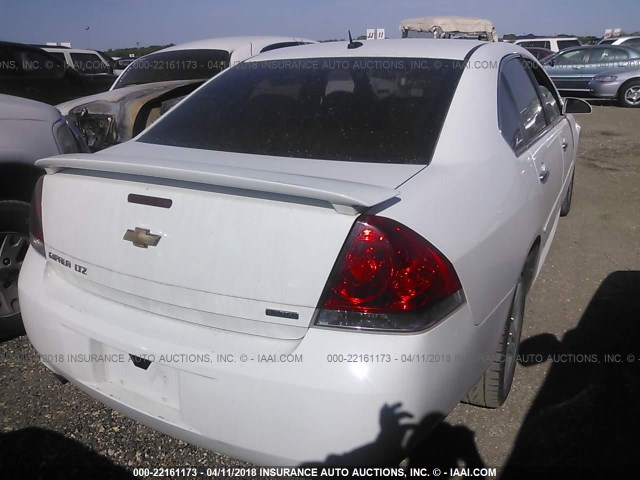 2G1WC5E35E1144598 - 2014 CHEVROLET IMPALA LIMITED LTZ WHITE photo 4