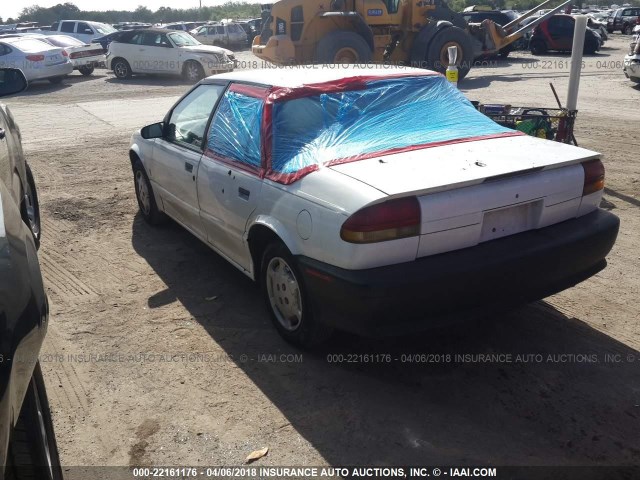 1G8ZH5288SZ182040 - 1995 SATURN SL1 WHITE photo 3