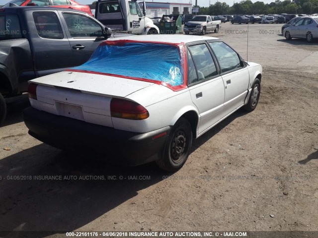 1G8ZH5288SZ182040 - 1995 SATURN SL1 WHITE photo 4