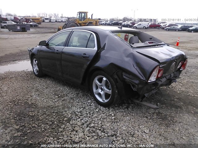 1G1ZB5E10BF208808 - 2011 CHEVROLET MALIBU LS ნაცრისფერი ფოტო 3