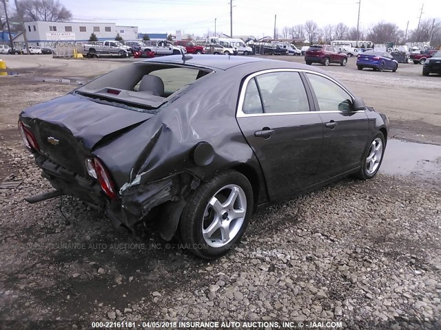 1G1ZB5E10BF208808 - 2011 CHEVROLET MALIBU LS ნაცრისფერი ფოტო 4