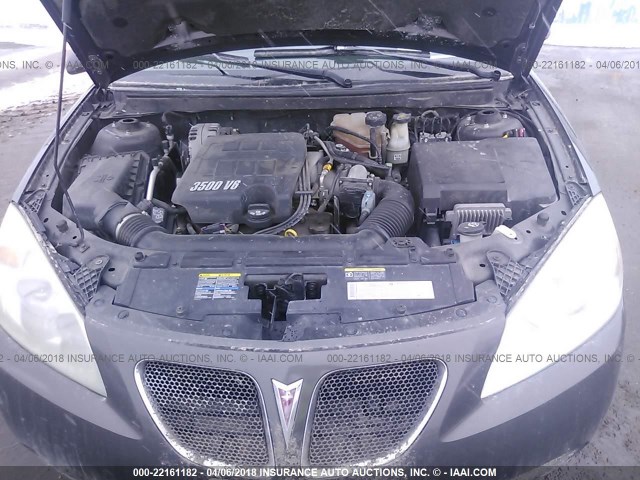 1G2ZG558664220764 - 2006 PONTIAC G6 SE1 GRAY photo 10