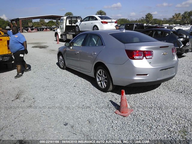 1G11C5SL9FU130529 - 2015 CHEVROLET MALIBU 1LT SILVER photo 3