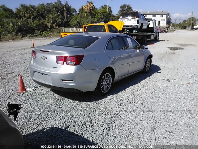 1G11C5SL9FU130529 - 2015 CHEVROLET MALIBU 1LT SILVER photo 4