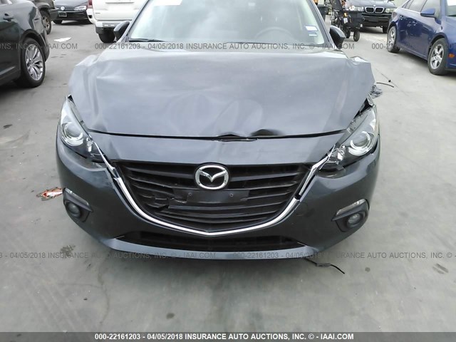 JM1BM1W7XG1349131 - 2016 MAZDA 3 TOURING GRAY photo 6