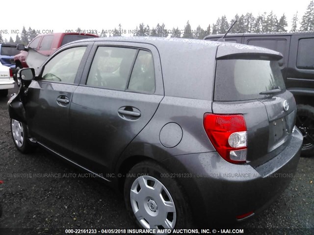 JTKKUPB47E1040463 - 2014 TOYOTA SCION XD GRAY photo 3