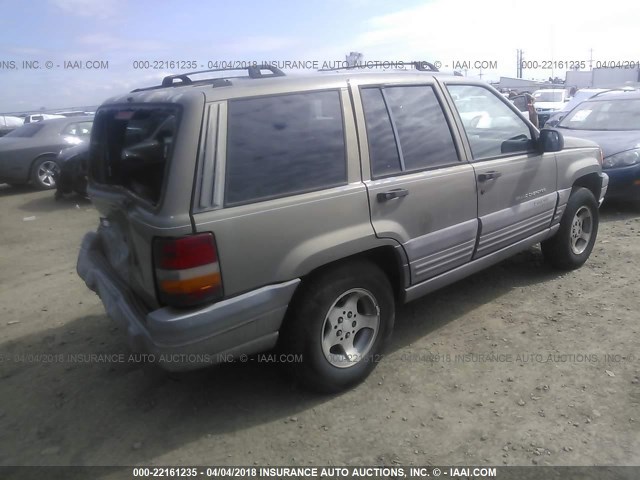 1J4FX58S0TC281089 - 1996 JEEP GRAND CHEROKEE LAREDO BROWN photo 4