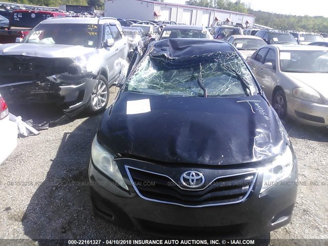 4T1BF3EK4AU078516 - 2010 TOYOTA CAMRY SE/LE/XLE შავი ფოტო 6