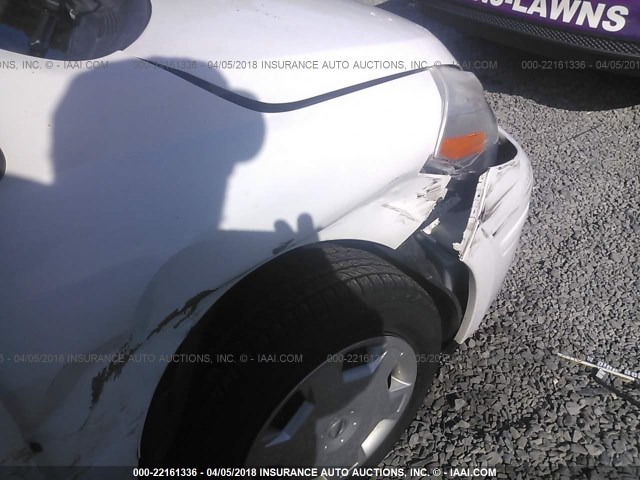 3N1BC11E79L440820 - 2009 NISSAN VERSA S/SL WHITE photo 6