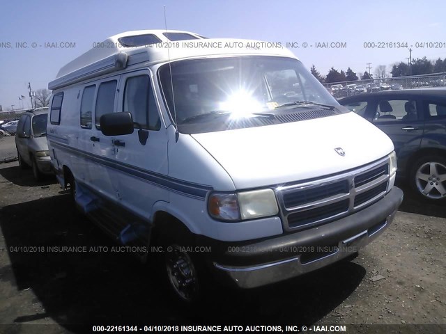 2B6KB31Y2VK522275 - 1997 DODGE RAM VAN B3500 WHITE photo 1