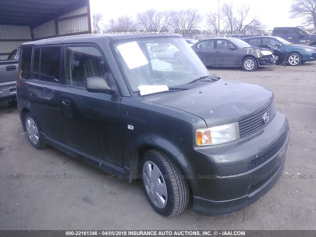 JTLKT324964046594 - 2006 TOYOTA SCION XB GRAY photo 1