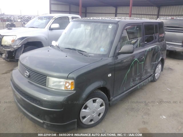 JTLKT324964046594 - 2006 TOYOTA SCION XB GRAY photo 2
