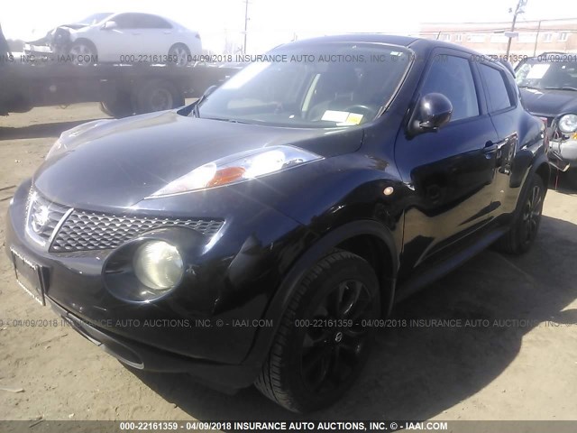 JN8AF5MR3DT209699 - 2013 NISSAN JUKE S/SV/SL BLACK photo 2